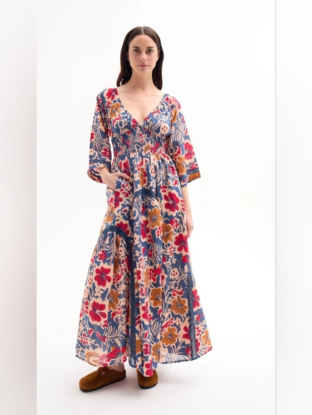 Free People Size XS-S Printed Dixie Maxi Dress - Picture 6 of 15